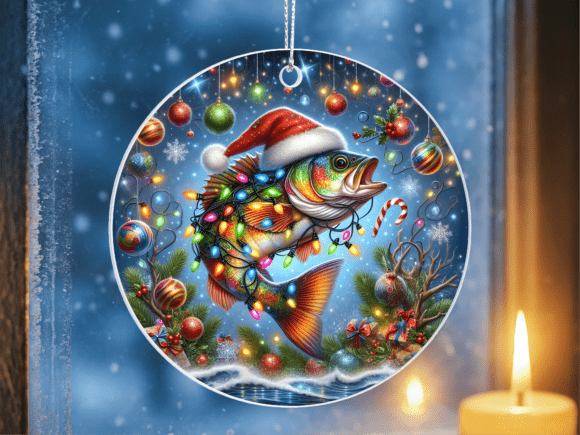 Bass Fish Xmas Lights Holiday Ornament: A Creative and Practical Design for Modern Entrepreneurs