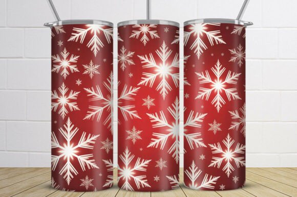 Christmas Snowflake Sweater Tumbler Wrap