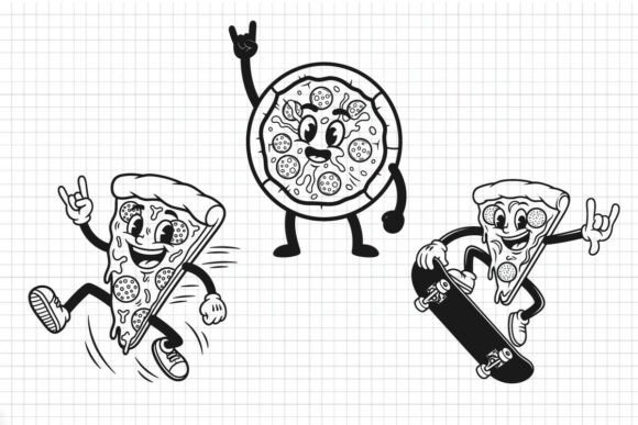 Cool Skateboard Pizza SVG Bundle: A Creative Powerhouse for Modern Designers