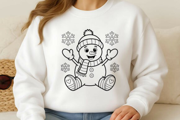 Cute Snowman Outline PNG: A Versatile Digital Asset for Modern Creativity