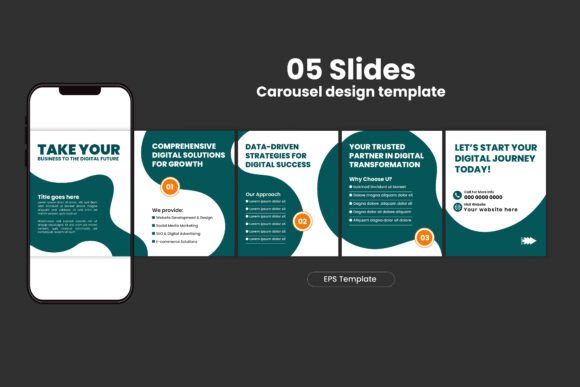 Digital Marketing Carousel Post Designs