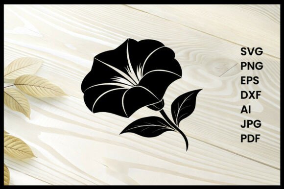 Flower Silhouette Vector Illustration: A Timeless Design for Modern Creativity