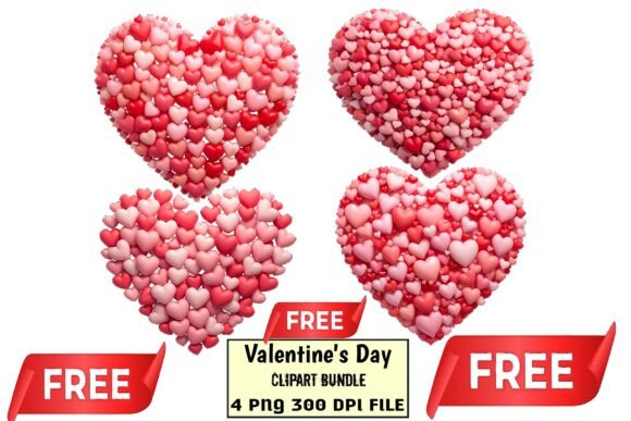 Free Valentine’s Day Heart Clipart PNG: A Versatile Design Resource