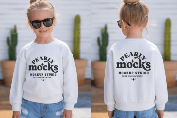 Gildan 18000B Front Back Kids Mockup: A Practical Tool for Visualizing Your Designs