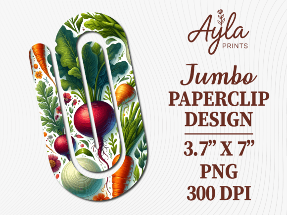 Organic Veggie Garden Jumbo Paperclip: A Versatile Tool for Creativity and Organization