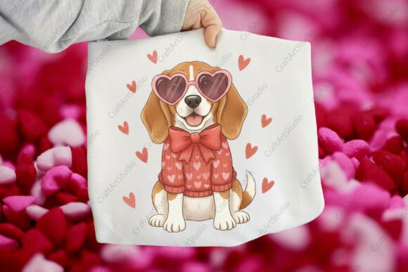 Valentine Dog Lover Beagle PNG: A Creative Resource for Pet Enthusiasts