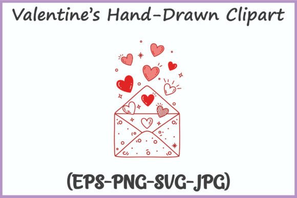 Valentine s Mailbox Hearts SVG Clipart